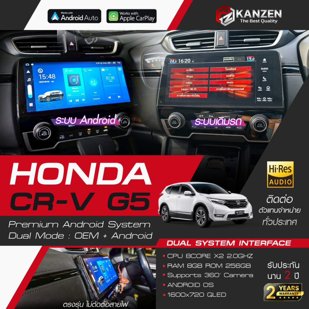 จอติดรถยนต์ Honda